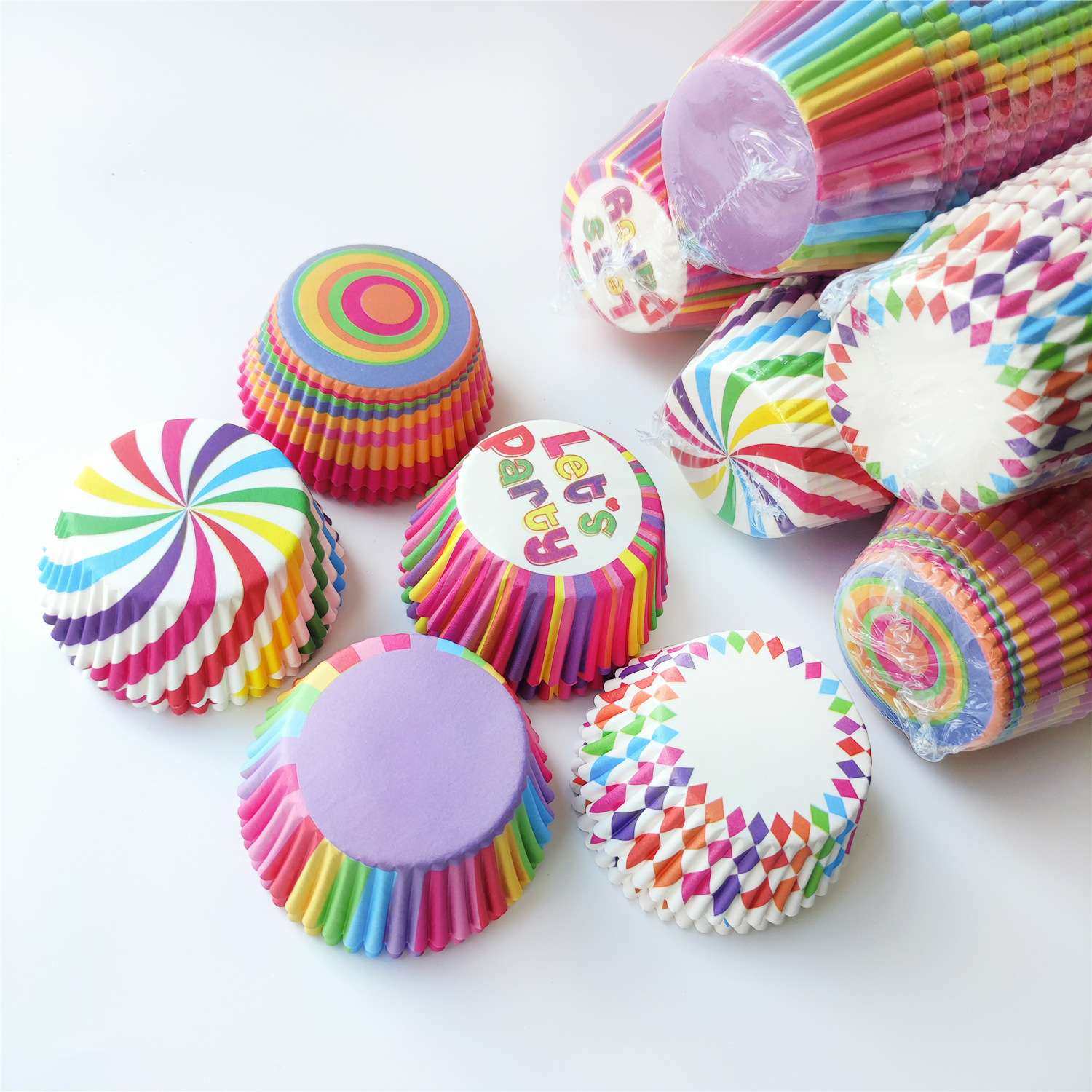 热销防油纸蛋糕纸托1000只装七彩印花甜品糕点雪媚娘底托烘焙纸杯,3C数码配件,其它配件,淘宝优惠券,粉丝福利购,淘宝优惠卷