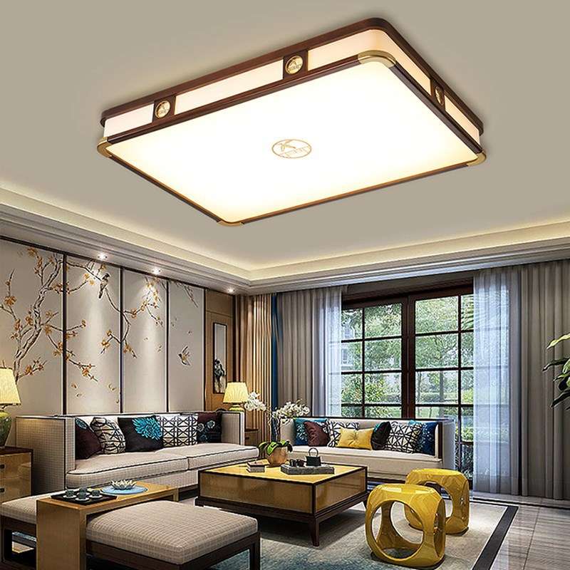 中山灯具新中式客厅灯大厅主灯2025新款中国风实木餐厅卧室吸顶灯