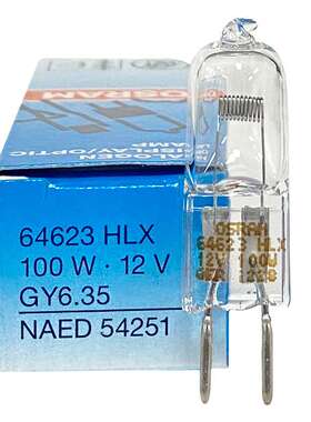 OSRAM欧司朗HLX64623 12V100W EVA蔡司显微镜设备灯泡