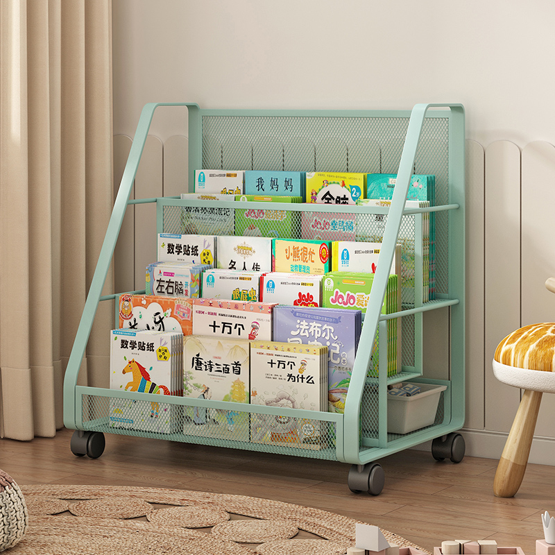 大容量书本玩具收纳架
