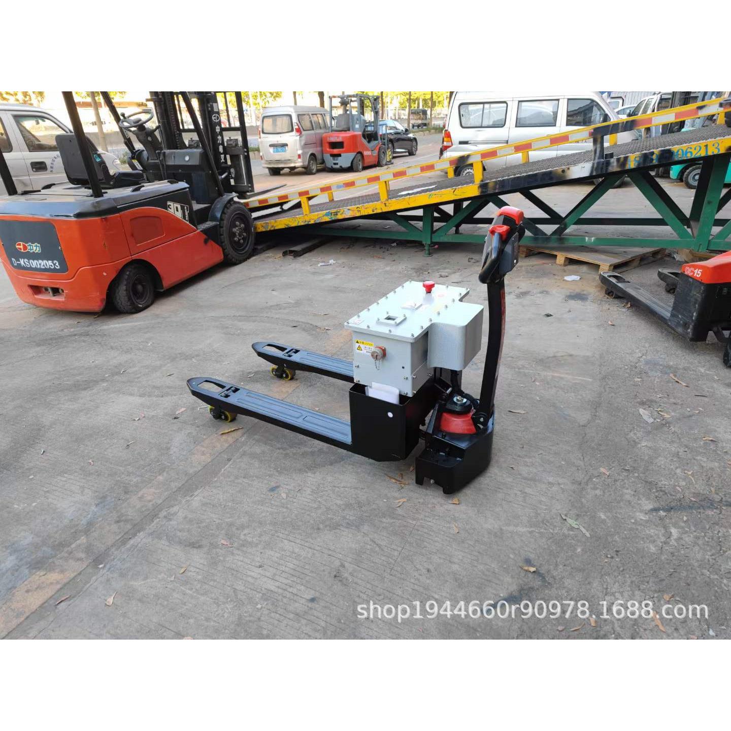 防爆电动液压叉车防爆电子秤油桶倒料全电动称重防爆搬运车