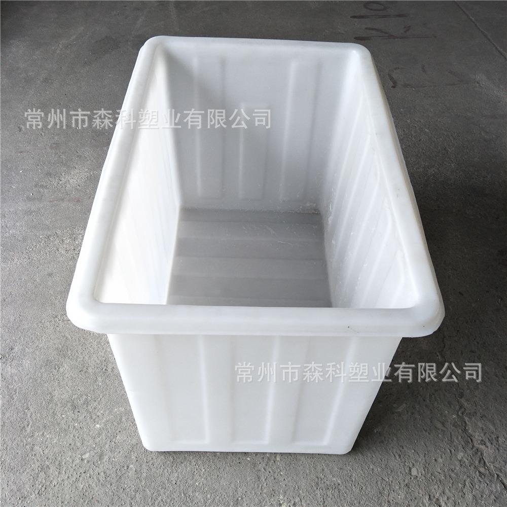300l塑料方箱牛筋方箱可选配带轮子车间周转小推车优惠