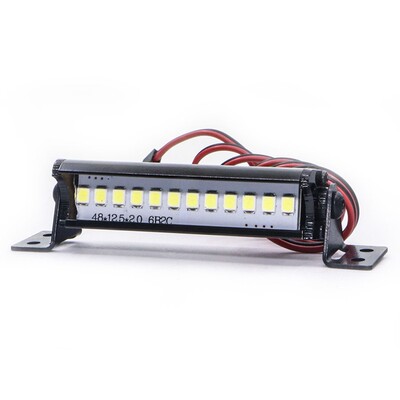 仿真攀爬车 车灯TRX6 TRX4 SCX10 幽灵机盖 车顶灯 LED灯大脚