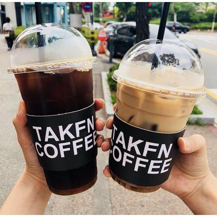 韩风INS推荐雪顶冰摩卡拿铁雪山咖啡杯一次性可降解环保杯500ML