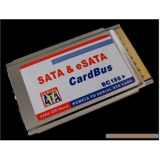 NECXG品牌PCMCIA转 ESATA+SATA卡SIL3512蕊片不露头