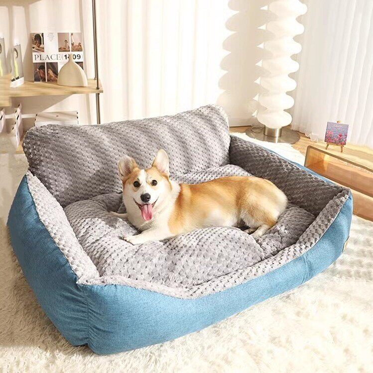 狗窝秋冬季保暖中大型犬金毛柯基宠物可拆洗狗牀德牧巨贵边境牧羊