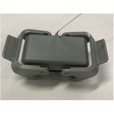 重载连接器塑料防护盖子单扣H6B H10B H16B 双扣保护盖H24B-CV-2L