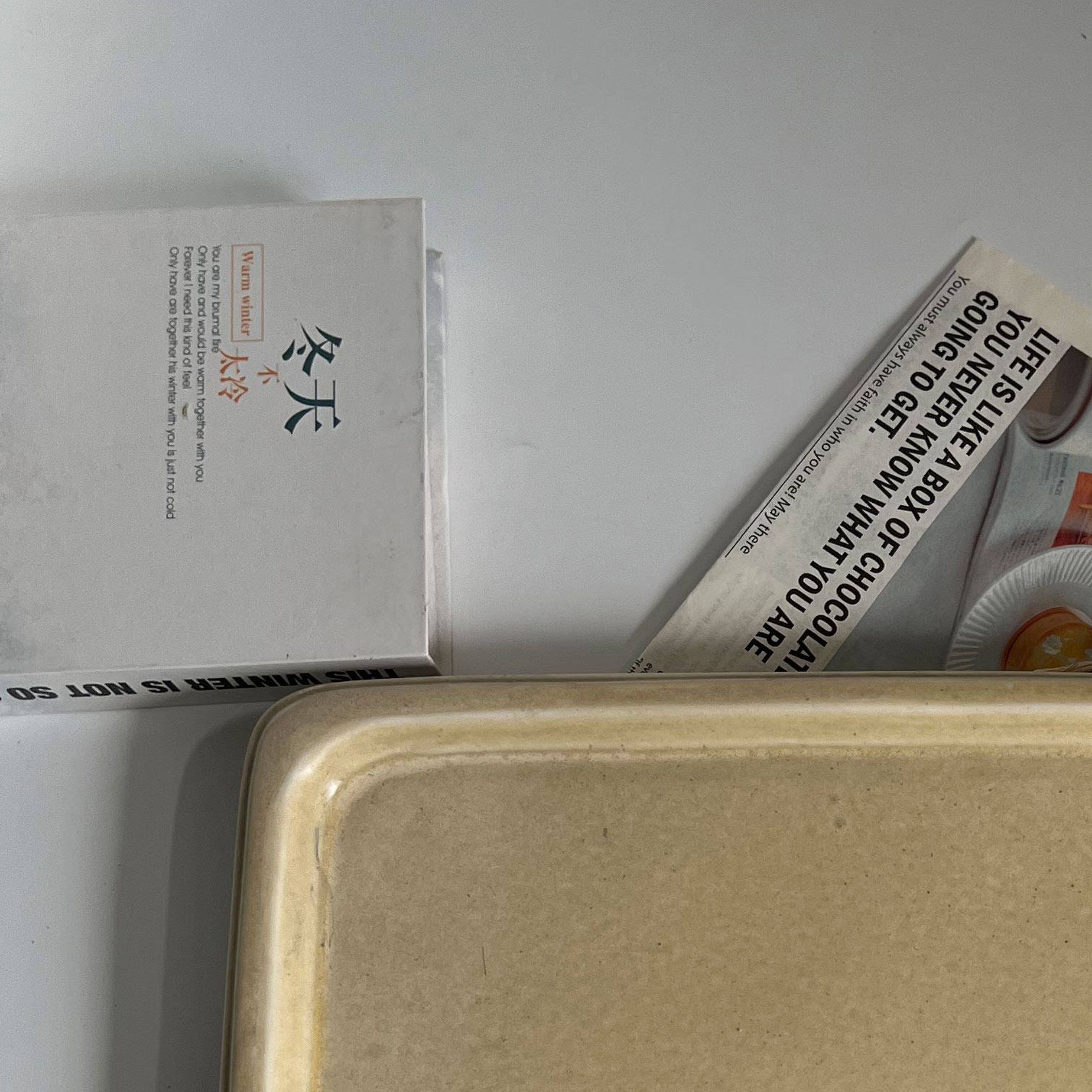 21寸大号烤盘长方形家用陶瓷芝士焗烤饭盘微波炉烤箱专用烘焙盘超