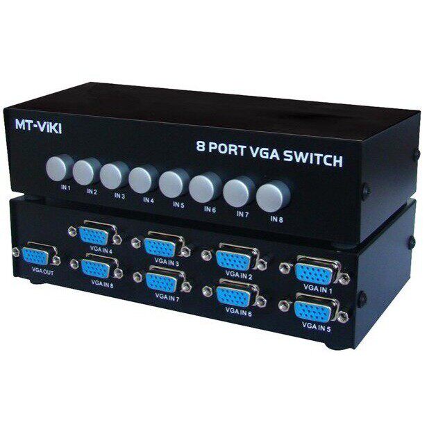 迈拓维矩 MT-15-8H 8路VGA切换器共享器切屏器 8切1 八进一出