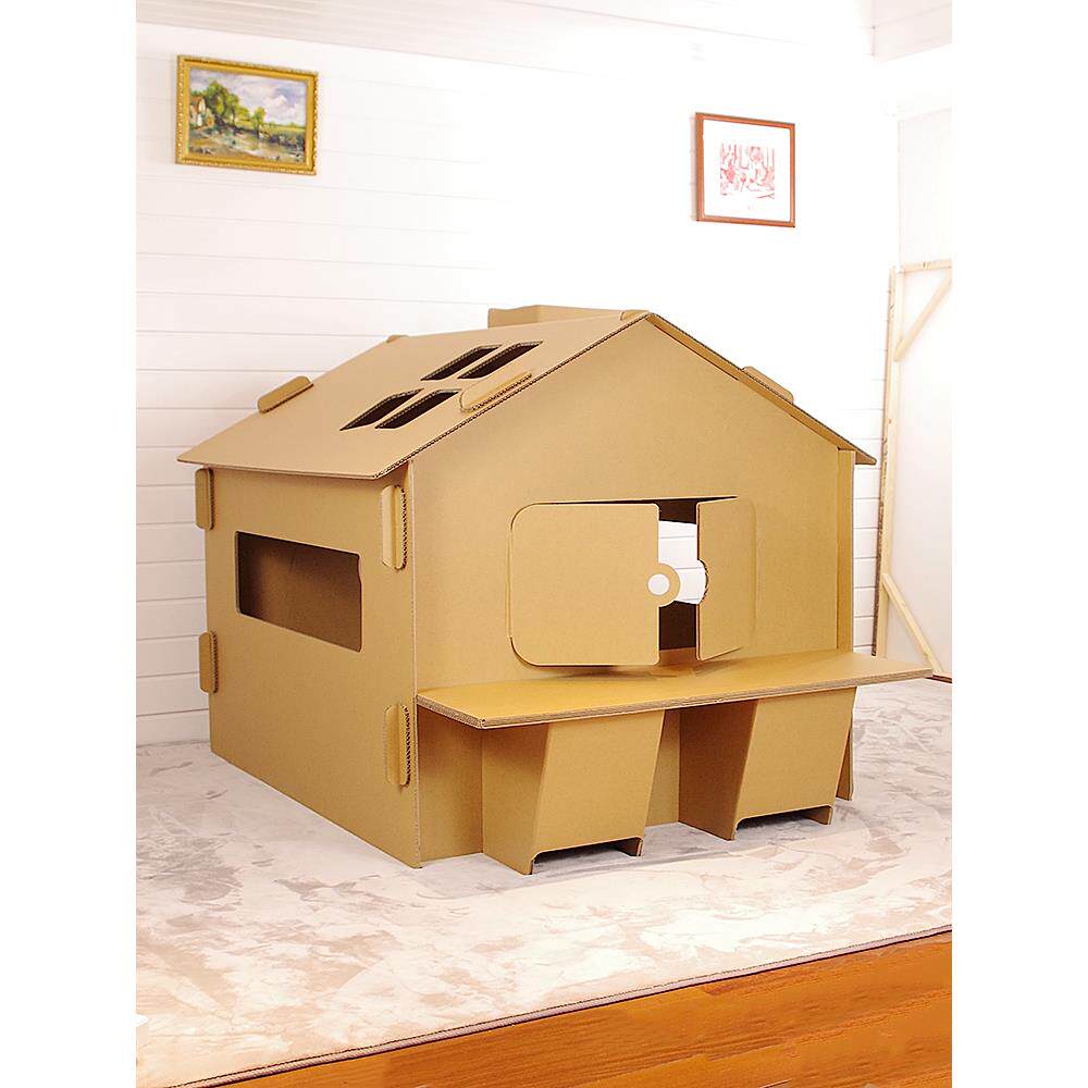 纸熊猫超大幼儿园儿童游戏屋手工玩具屋纸屋婴儿帐篷