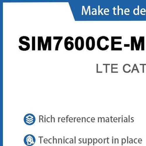 SIMCOM 4G模块SIM7600CE-M1S核心板开发套件支持GNSS