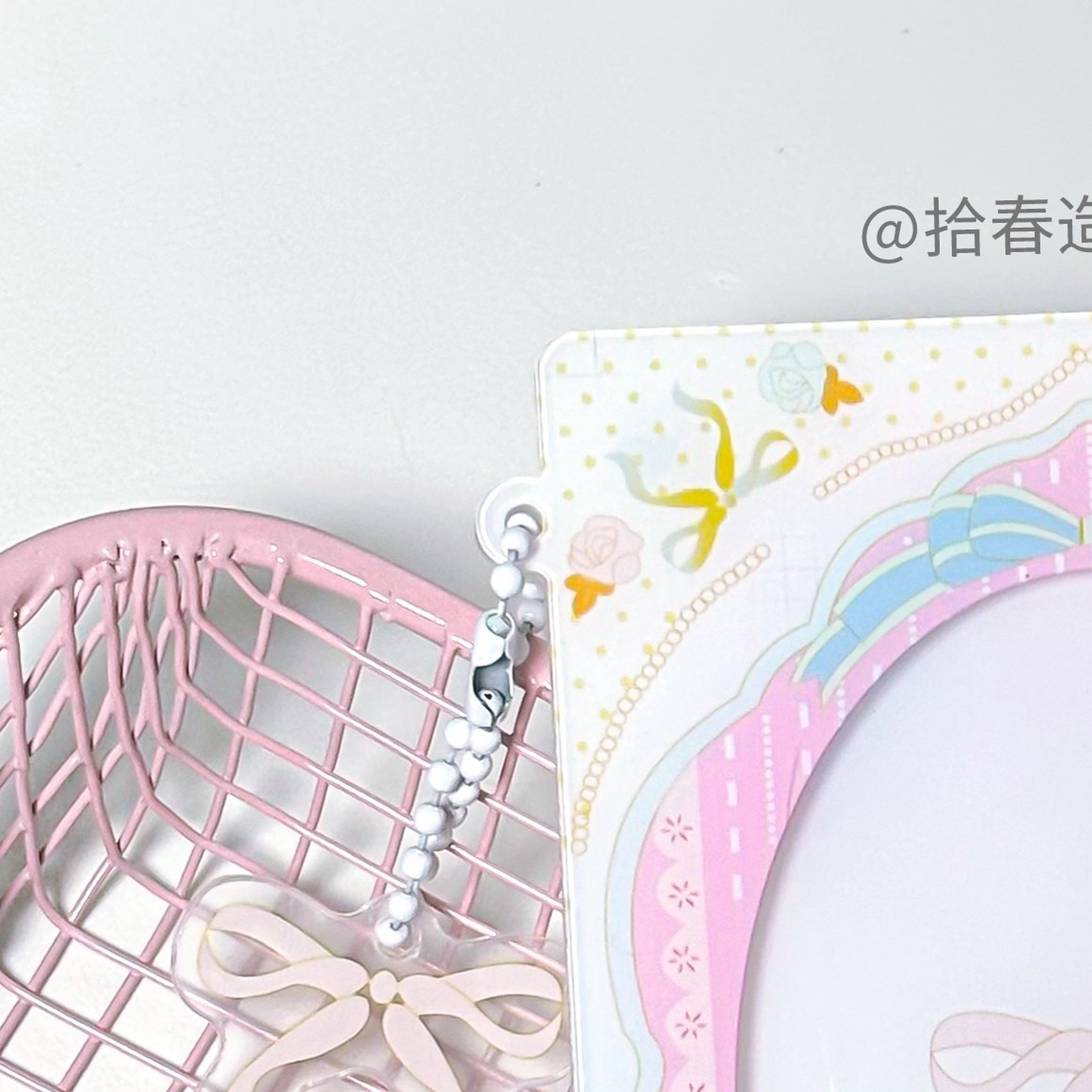 磁吸ins风高颜值卡套小卡相框谷美拍立得摇摇乐卡砖追星二次元图片