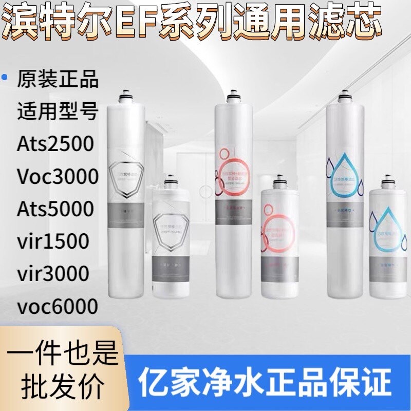 美国滨特尔ATS2500S/5000S/VOC3000S/6000S/1500净水器活性炭滤芯