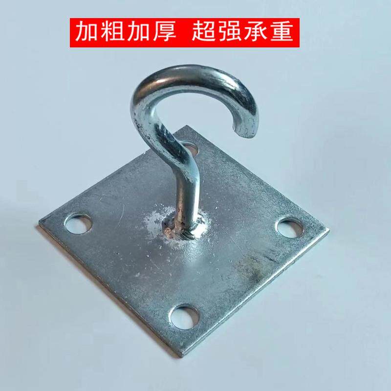 抓钩吊灯挂钩风扇吊扇钩加厚粗铁钩秋千吊椅顶挂实心吊钩强力承重