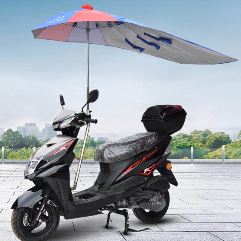 电动车遮阳伞雨伞遮雨防晒超大加长加厚双层踏板机车雨棚遮阳挡