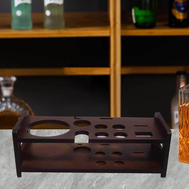 狮晟创意调酒工具收纳架酒吧家用鸡尾酒调酒器调酒酒具架方便收纳