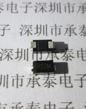 快恢复二极管 RS2M FR207 SMA/DO-214AC 2000个/盘 全新现货