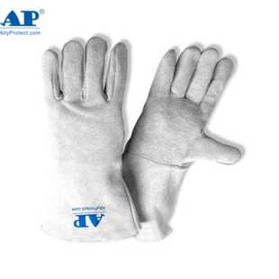 1副 友盟AP 2112 焊工焊接手套 隔热防火阻燃耐高温长35CM