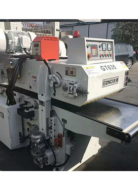 螺旋刀双面刨ZNCI张弛木工机械 MB450/610宽双面刨工业重型刨木机