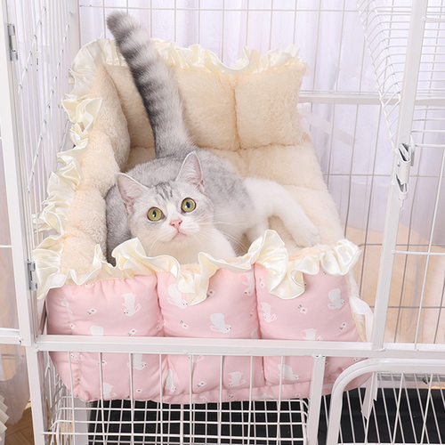 冬季加绒加厚保暖猫窝猫笼专用