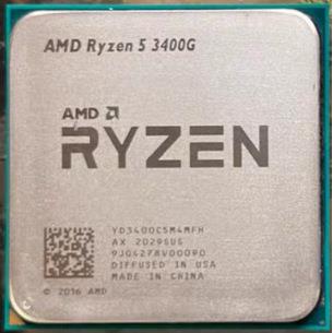 AMD锐龙Ryzen5 3400G 处理器散片CPU 台式机电脑CPU适用b450b550
