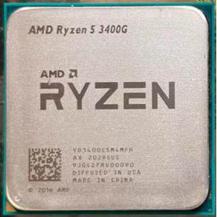 AMD锐龙Ryzen5 3400G 处理器散片CPU 台式机电脑CPU适用b450b550