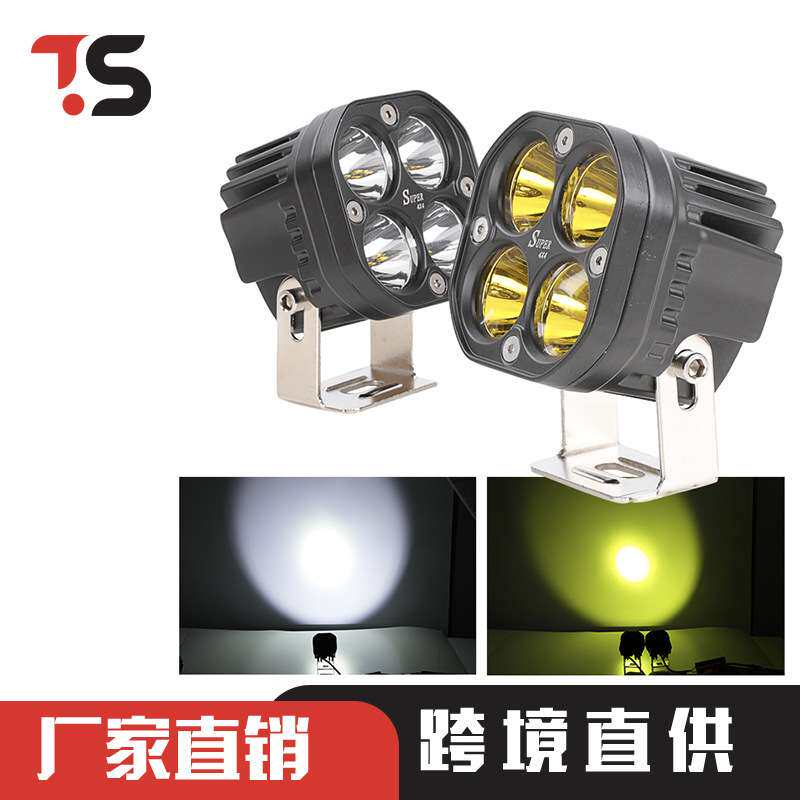 汽车LED工作灯3英寸40W方形射灯防水行驶灯越野大灯聚泛光雾灯