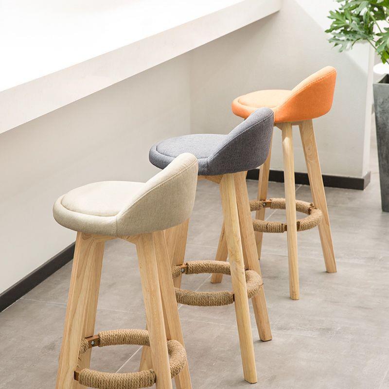 凳子椅子 家用实木吧椅实木吧台椅 高脚凳木凳子酒吧椅高椅子