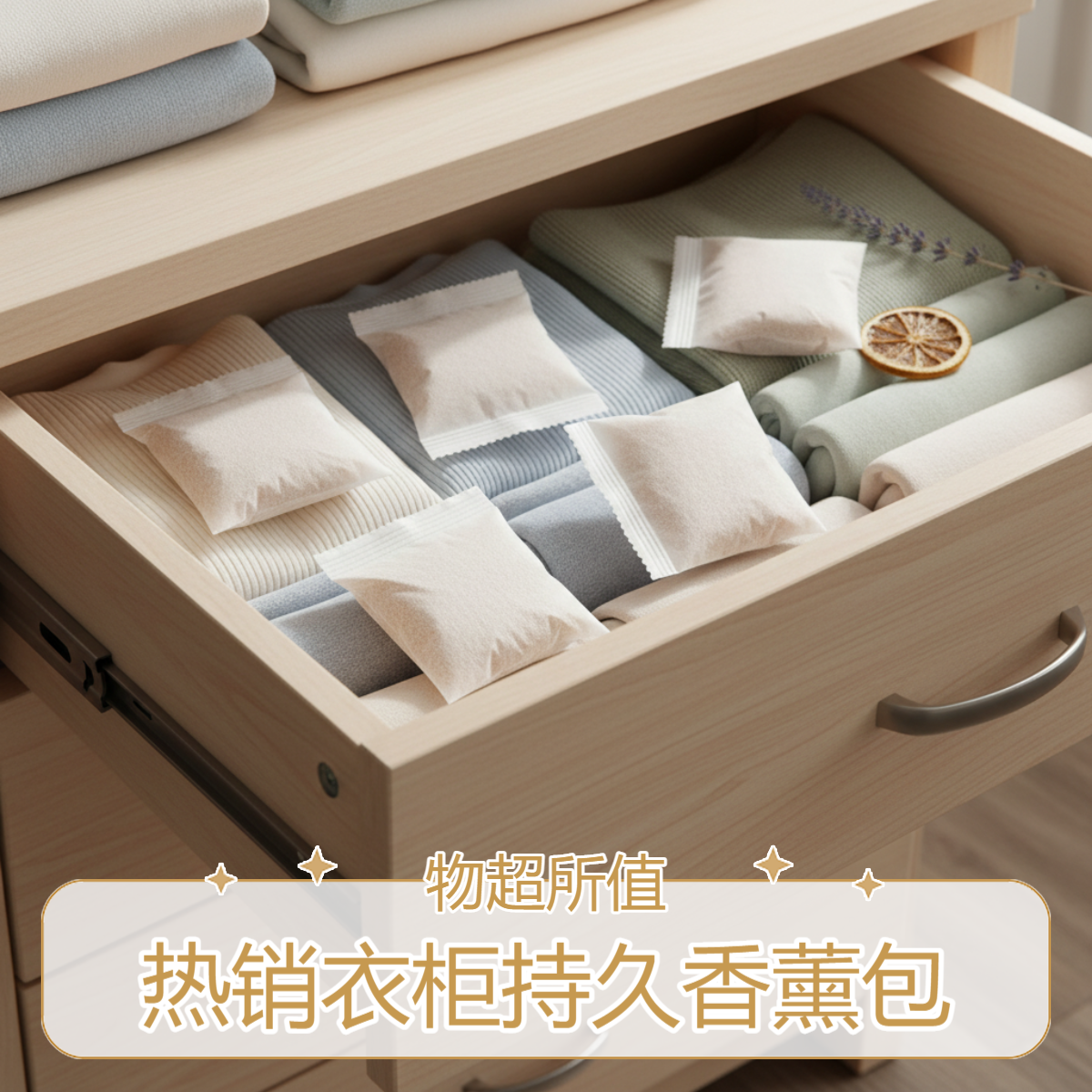玉米芯香包布袋香囊内香料包衣柜收纳箱皮包内可出口DIY香薰除味