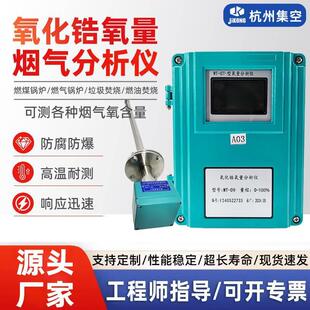 氧化锆氧量分析仪烟气烟道锅炉氧含量浓纯度高精度防爆探头检测仪