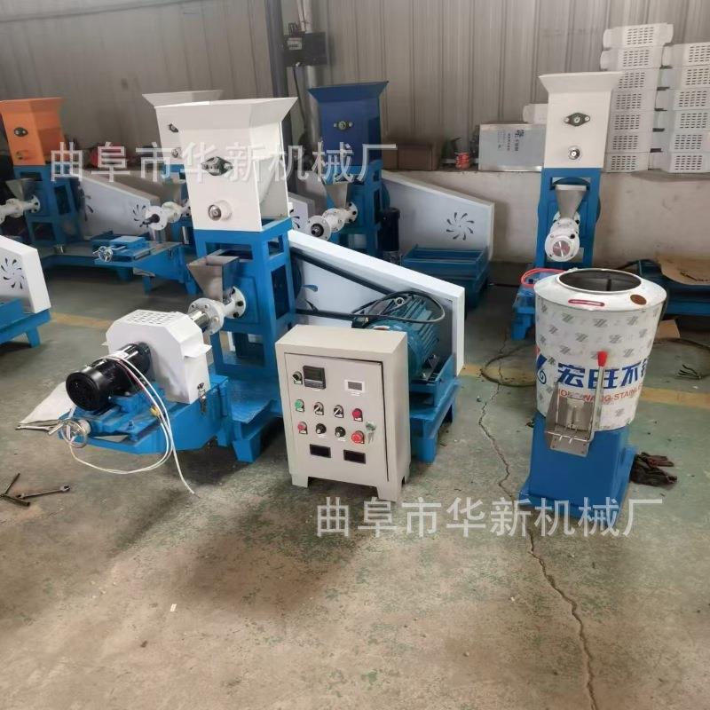 80型饲料膨化机厂家直销宠物狗饲料膨化机视频