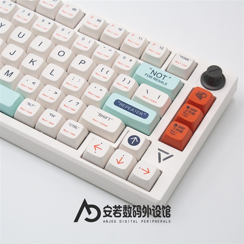 塑料白色主题键盘键帽XDA高度PBT键帽创意68/75/87/98配列按键帽