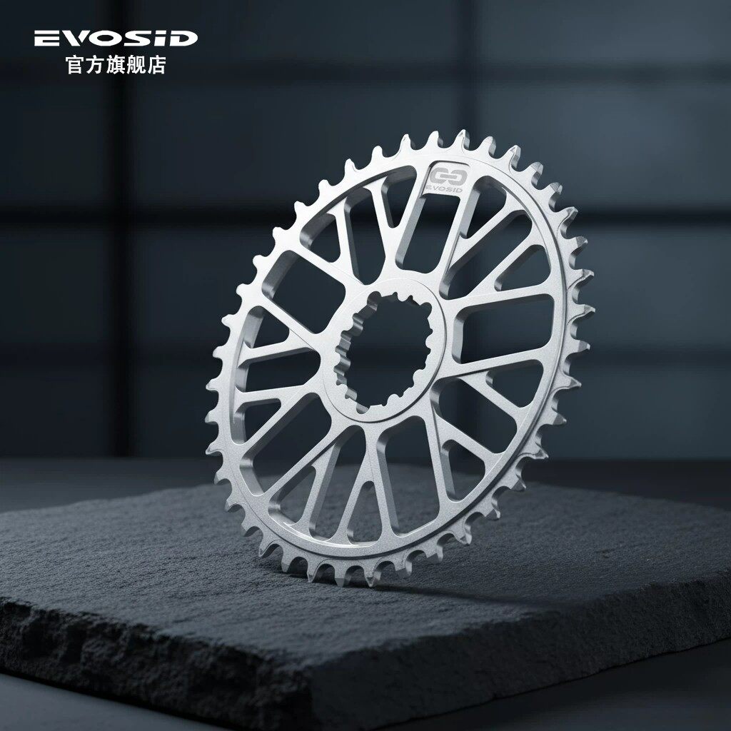 EVOSID 公路车牙盘40T-48T超轻镂空单速牙盘直装正负齿盘折叠车盘