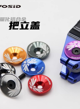 EVOSID 山地车 公路车自行车把立碗组盖老鹰个性多彩前叉上盖顶盖