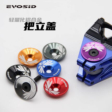 EVOSID 山地车 公路车自行车把立碗组盖老鹰个性多彩前叉上盖顶盖