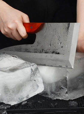 SOING日式酒吧调酒师专业切冰刀大削冰分冰刀冰块碎冰锤凿冰工具