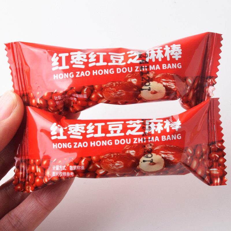 新红豆芝麻棒夹心饼传统糕点零食小吃休闲食品小吃点心米果夹心点