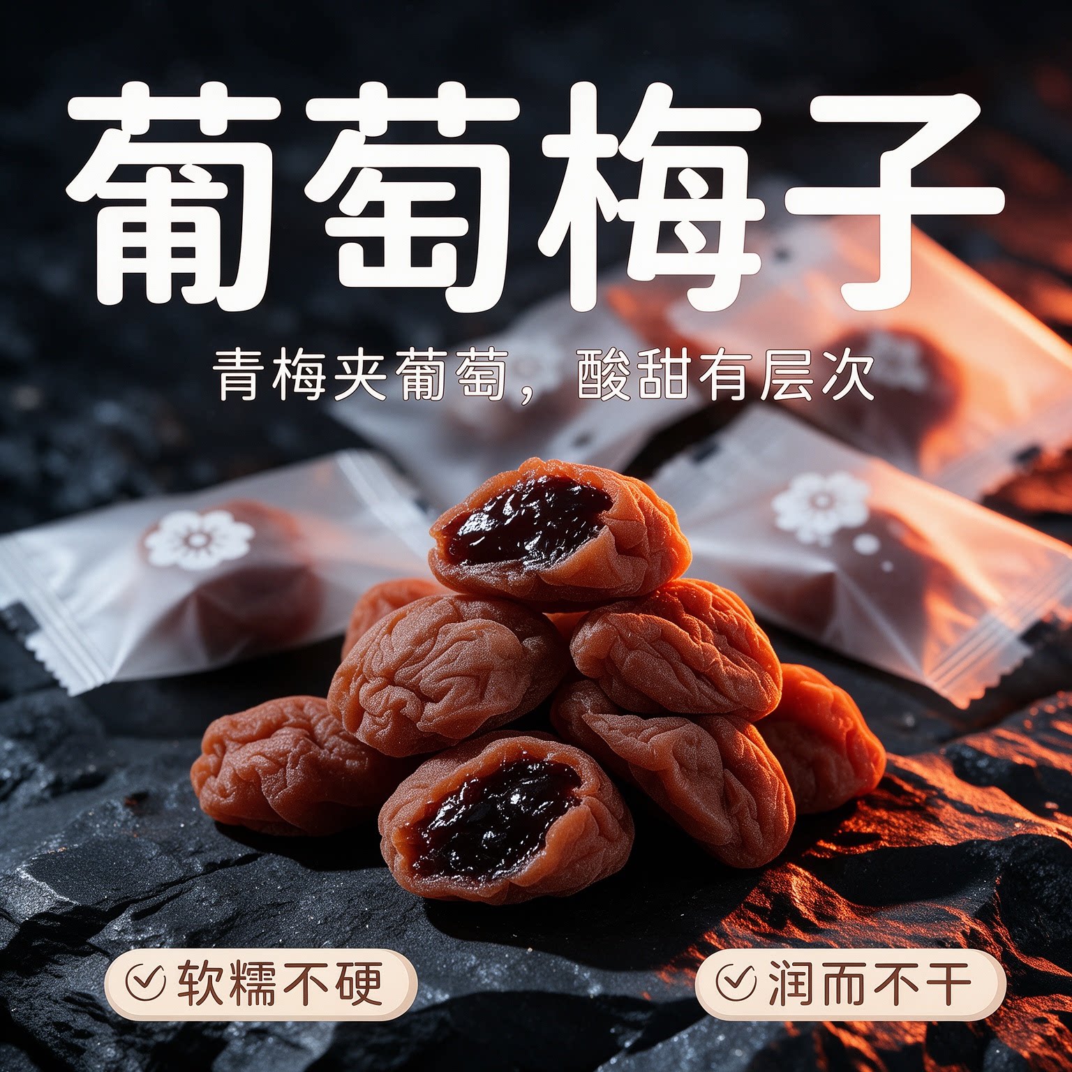 泰小滋爆浆葡萄梅子干