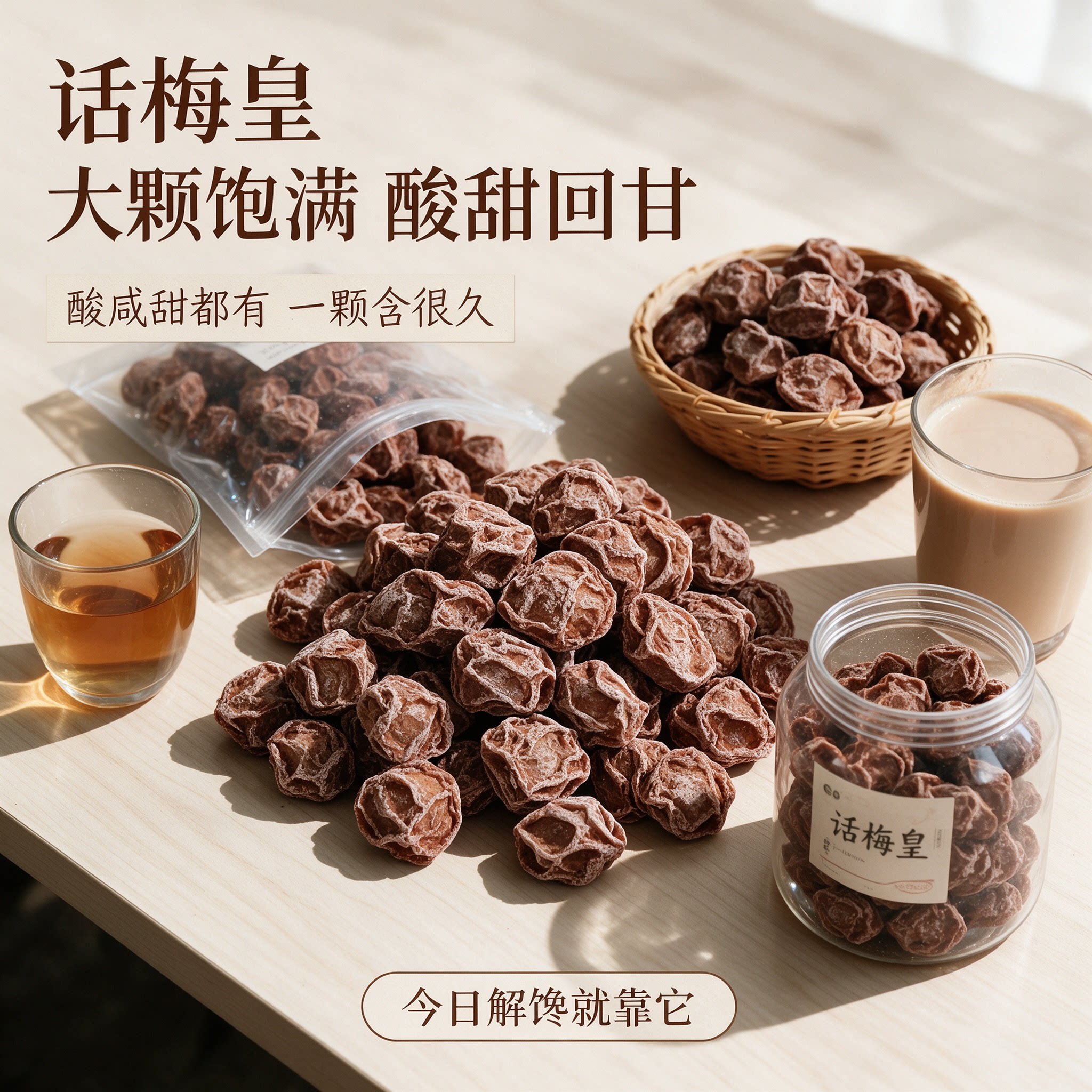 正宗话梅正宗酸甜甘甜话梅干蜜饯九制话梅干特产孕妇休闲零食