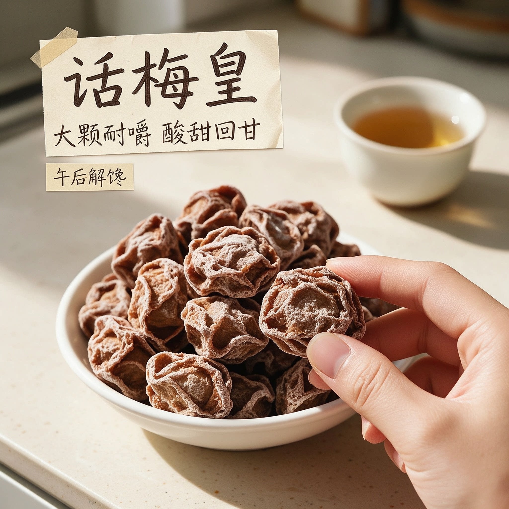 超大颗正宗九制话梅干袋装咸特酸甜话梅皇泡水话梅干特产解馋零食