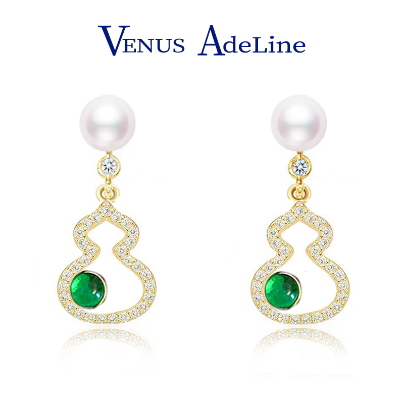 venusadeline淡水珍珠耳环