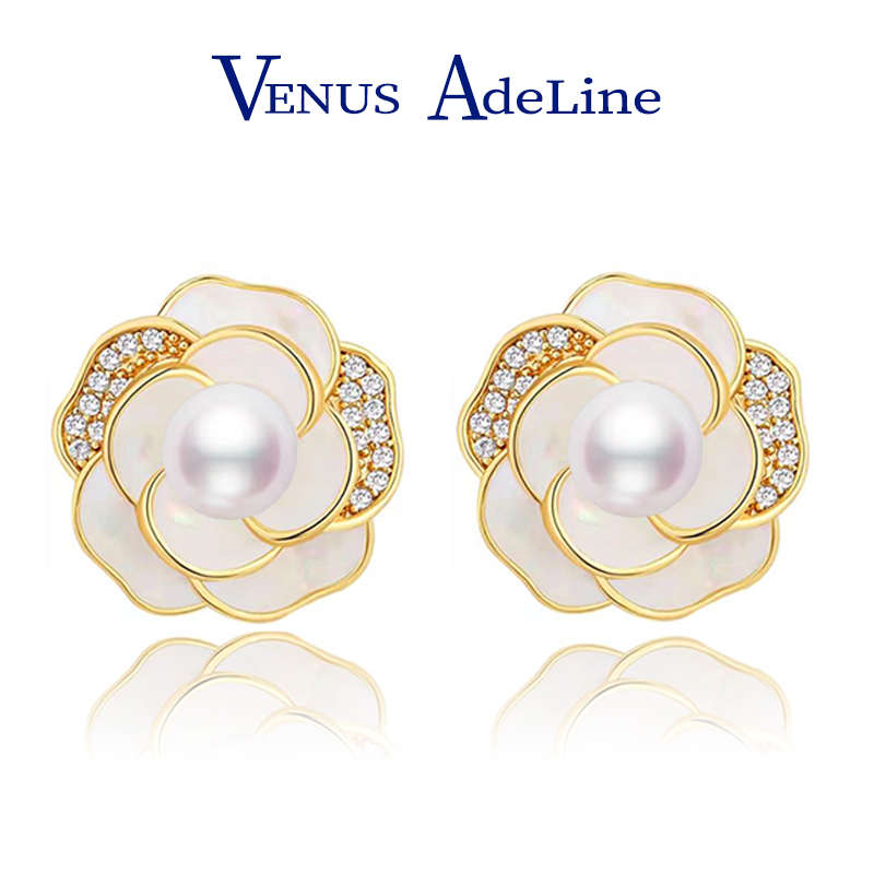 VENUSADELINE淡水珍珠银针耳环
