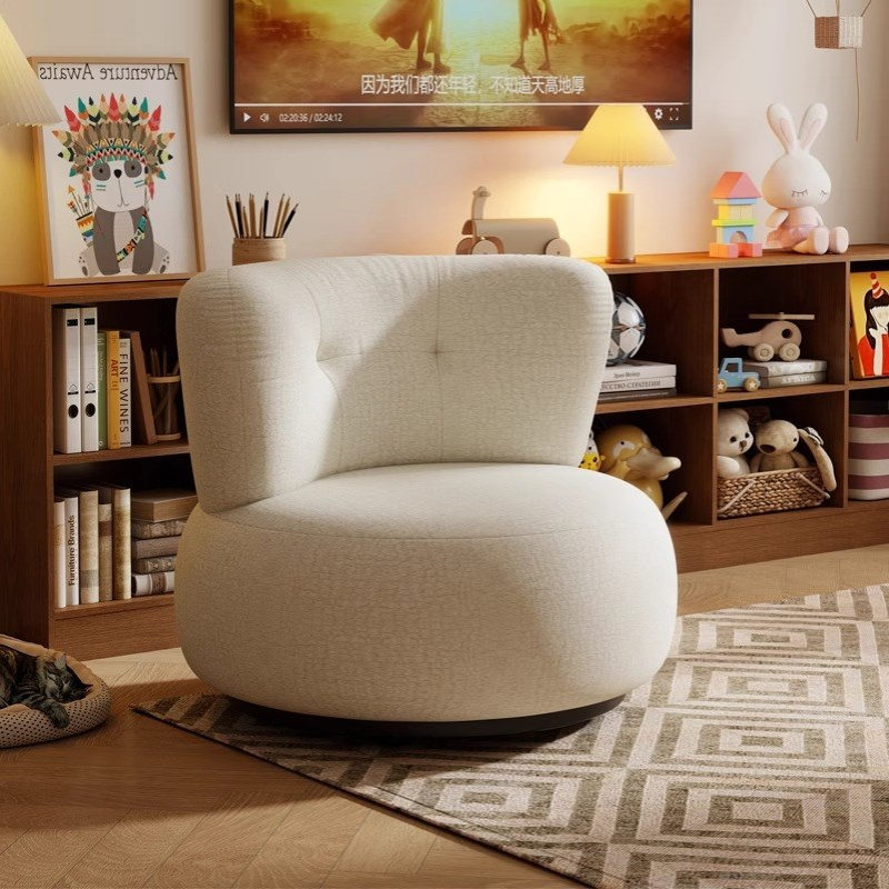 可旋转沙发椅代简约阳台客厅家用小户型网红单人沙发休闲椅单椅子
