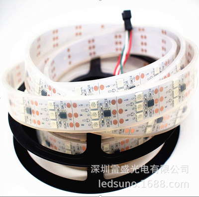 led高亮SM16703IC5050RGB全彩灯条90灯套管幻彩灯带支持