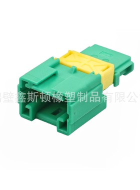98822-1045国产绿色4孔黄卡 汽车线束连接器 接插件 公母头