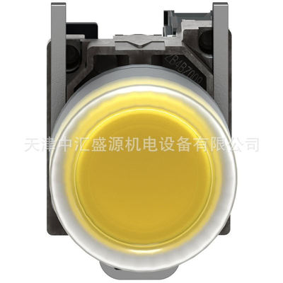 XB4BP51=ZB4BZ101+ZB4BP5凸头按钮XB4BP51黄色按钮带保护罩