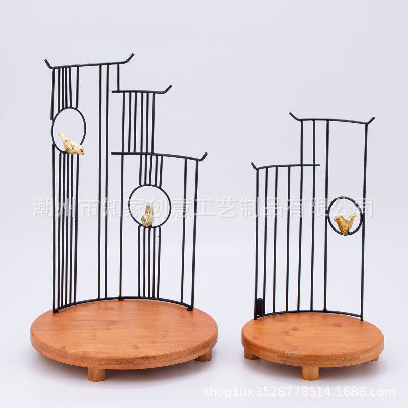 创意中式醉江南意境餐具高级酒店餐厅主题展示私房菜个性金属装饰,鲜花速递/花卉仿真/绿植园艺,其它园艺用品,淘宝优惠券,粉丝福利购,淘宝优惠卷