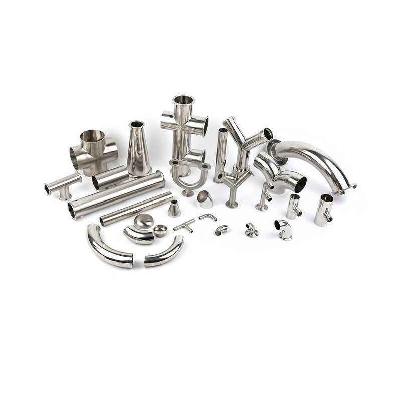 304 316 2205 卫生级不锈钢管件 焊接/快装弯头三通大小头直通管