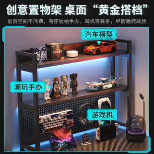 家用拐角式 H转角电脑桌电竞桌双人台式 书桌书架一体卧室L型办公R