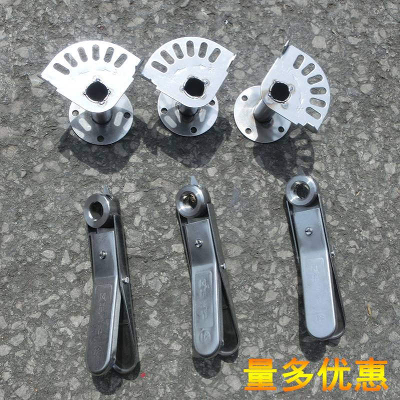 现货 304不锈钢风阀手柄 风量手动调节阀执行器 蝶阀鸭嘴刻度开关